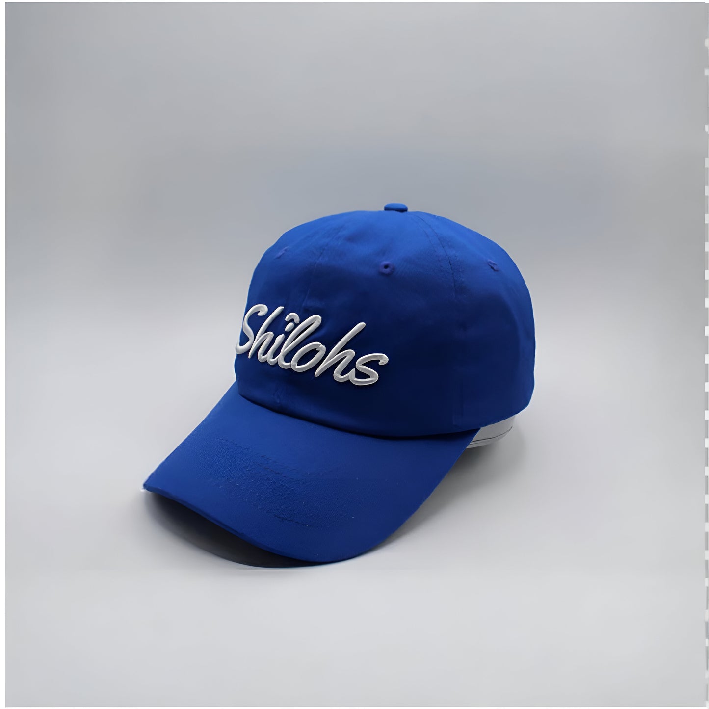 Blue Satin-Lined Cap