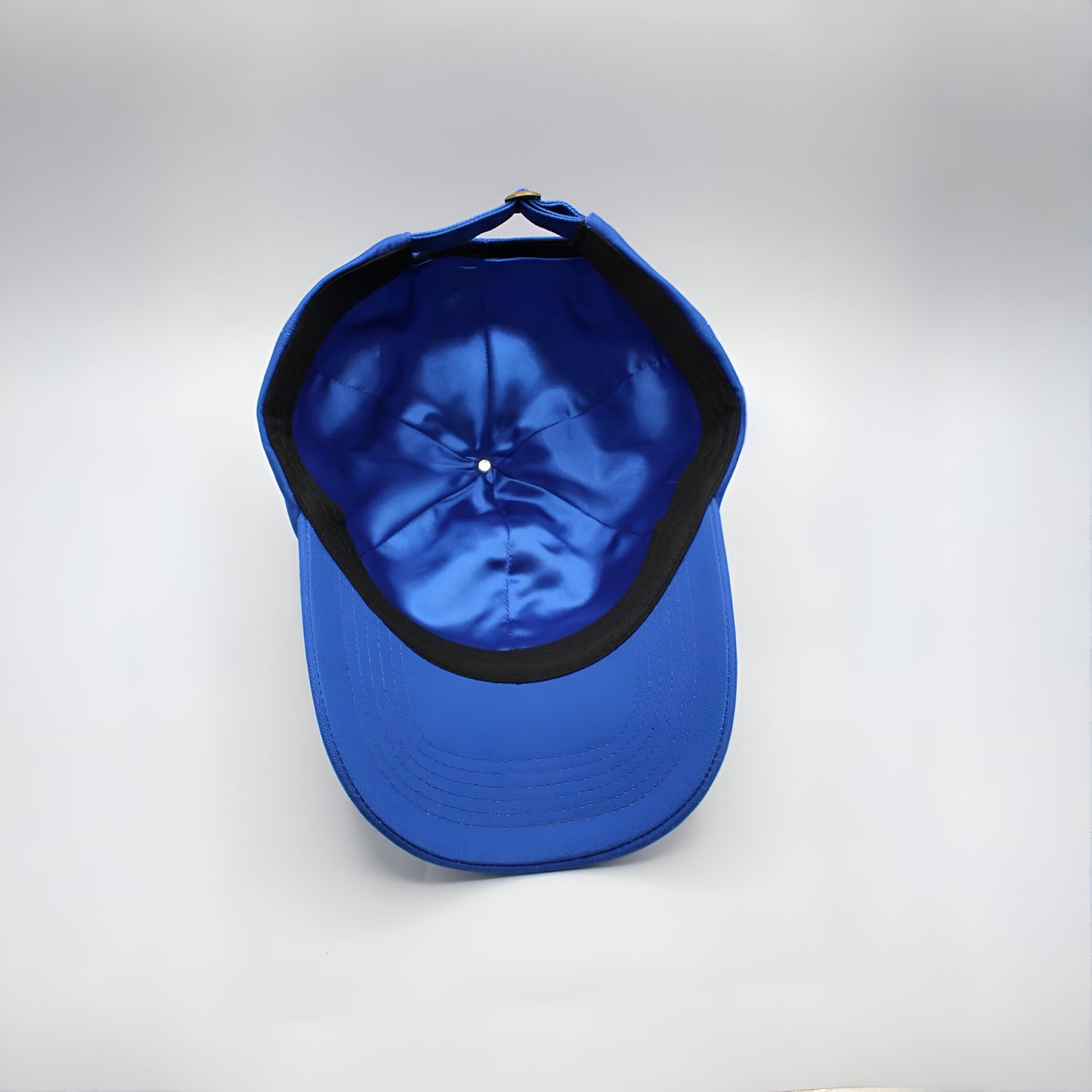 Blue Satin-Lined Cap