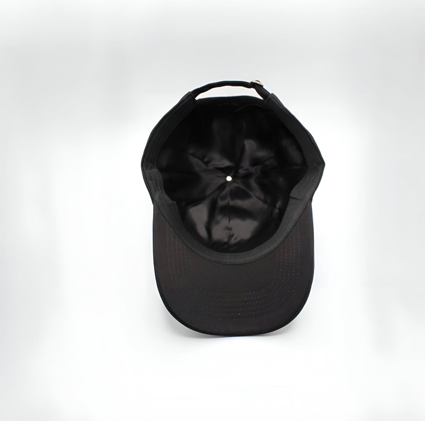 Black Satin-Lined Cap