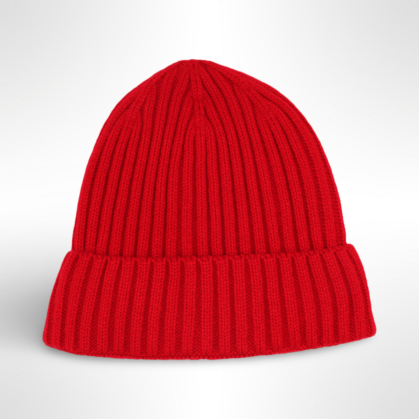 Red Satin-Lined Beanie