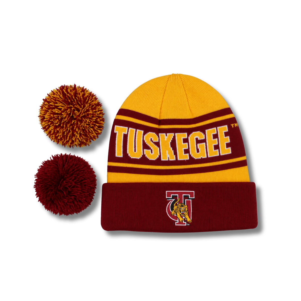 Tuskegee Pop 'n' Swap Satin Beanie
