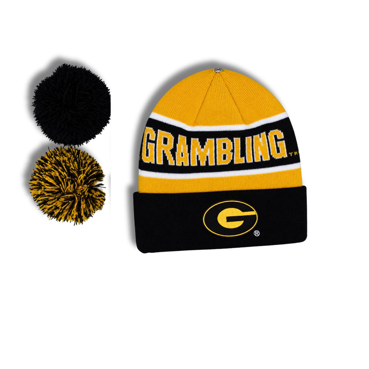 Grambling Pop 'n' Swap Satin Beanie