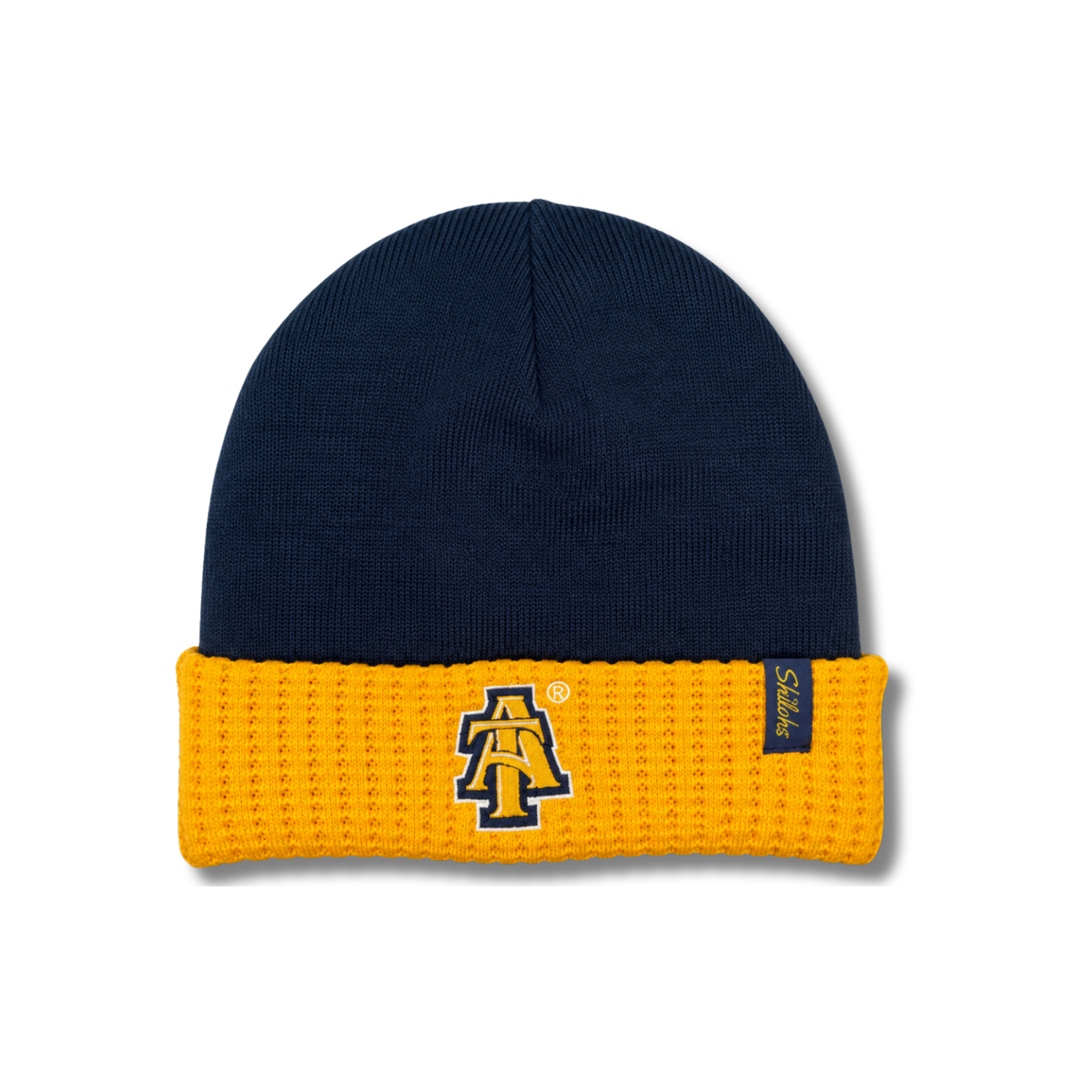 Blue/Gold A&T Satin Beanies