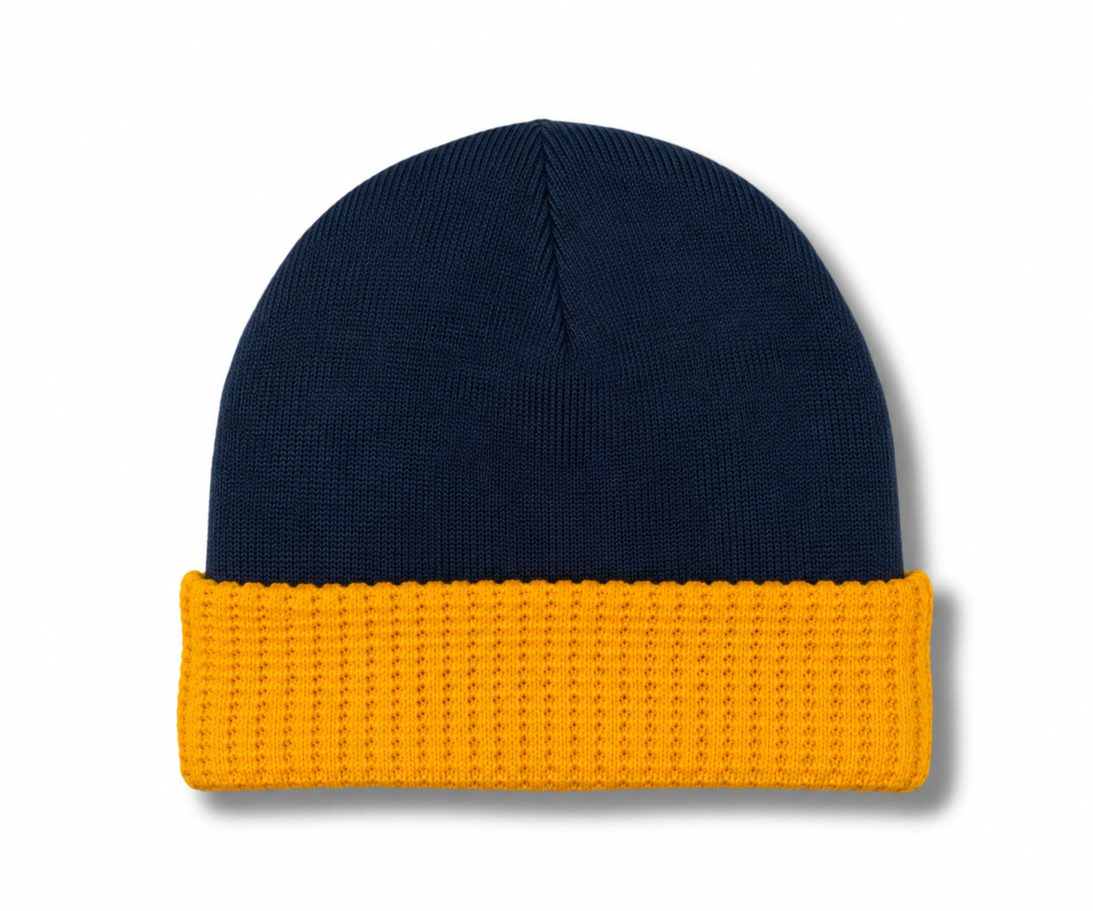 Blue/Gold A&T Satin Beanies