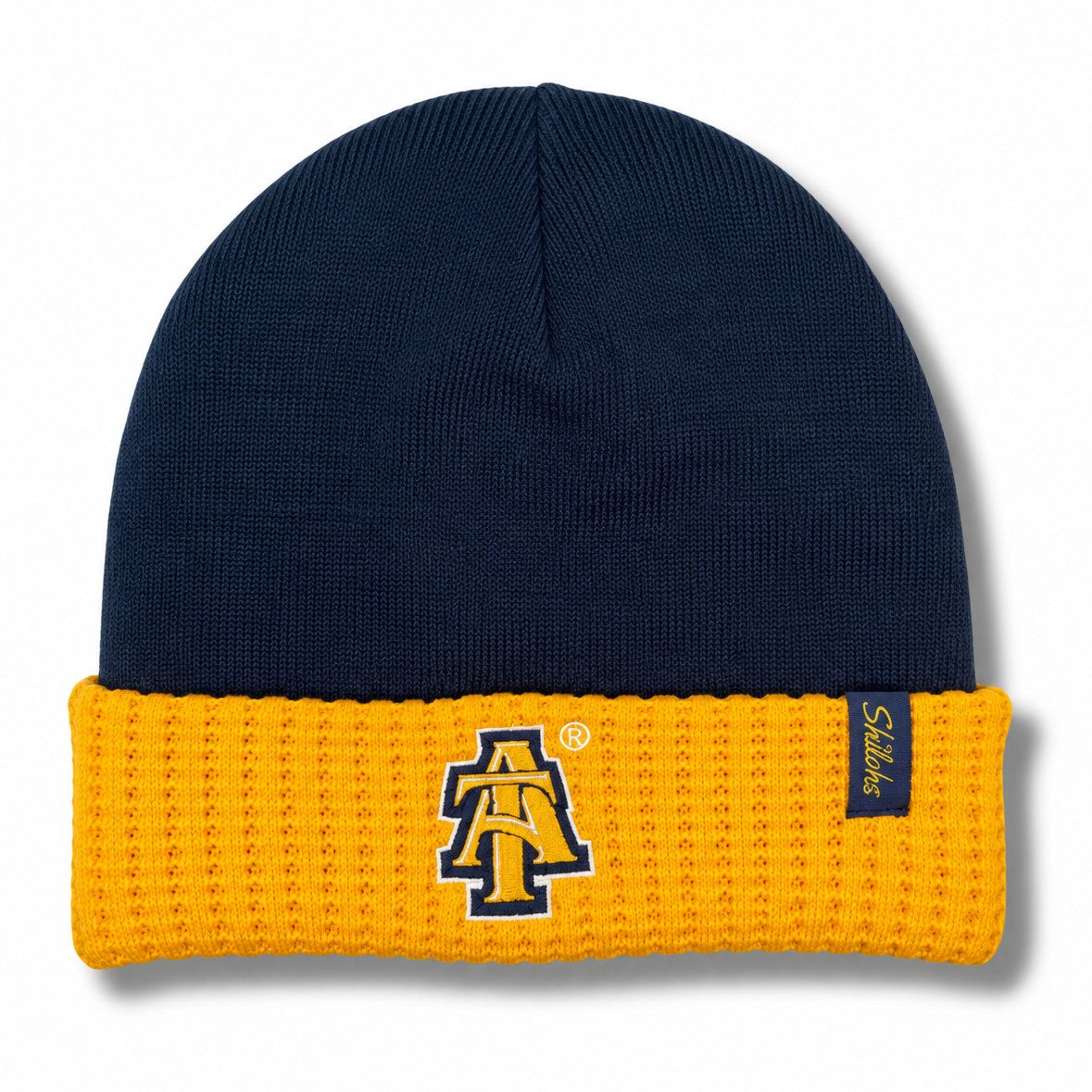 Blue/Gold A&T Satin Beanies