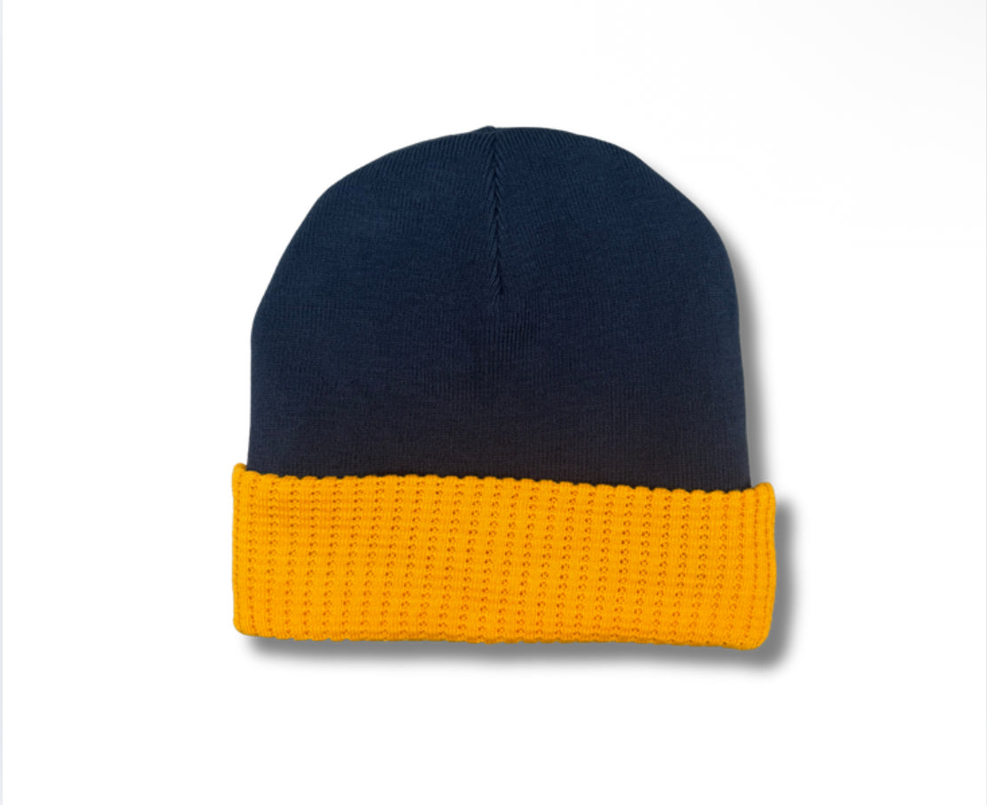 Blue/Gold A&T Satin Beanies