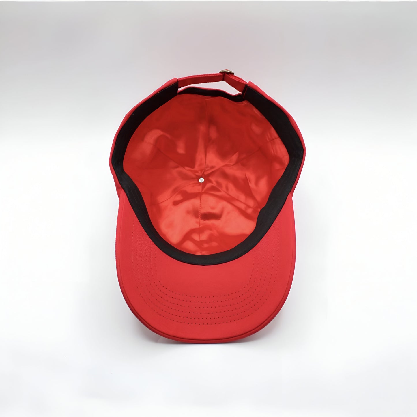 Red Satin-Lined Cap