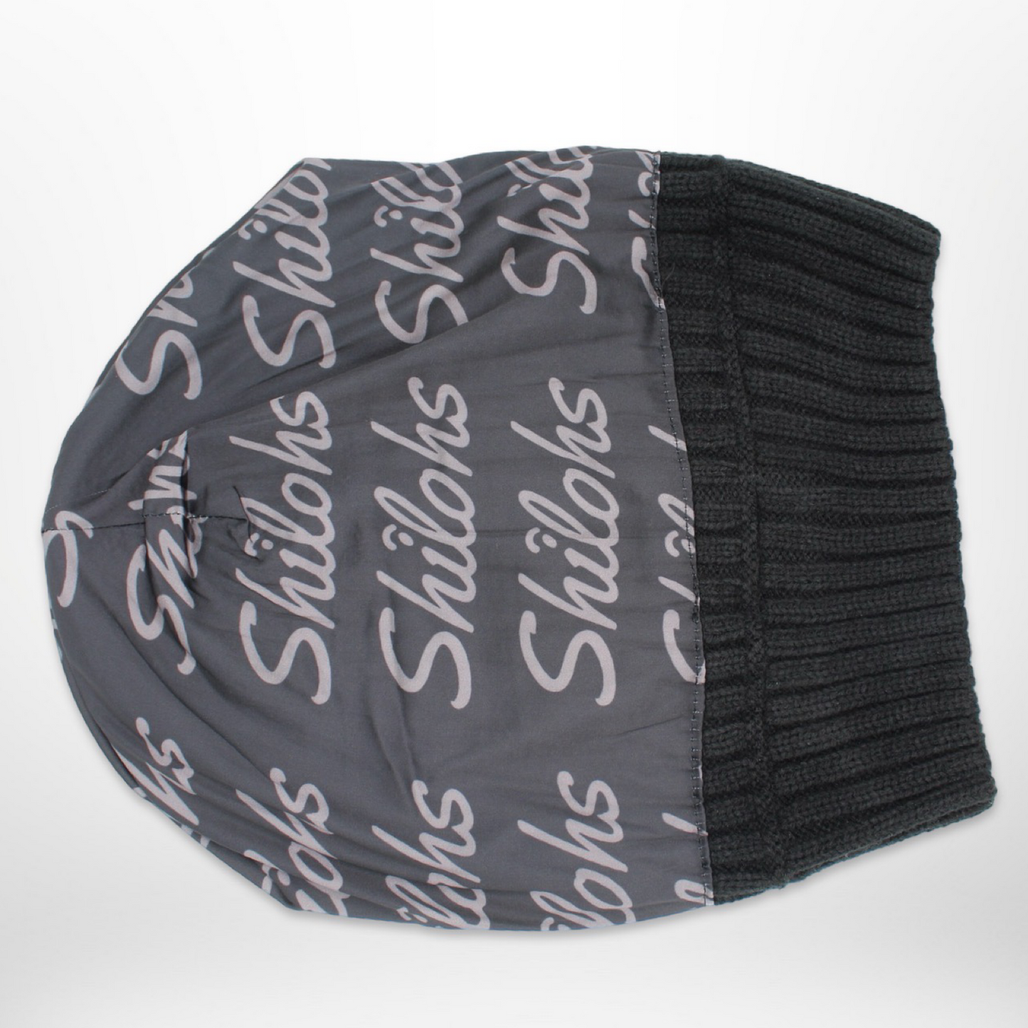 Black Satin-Lined Beanie